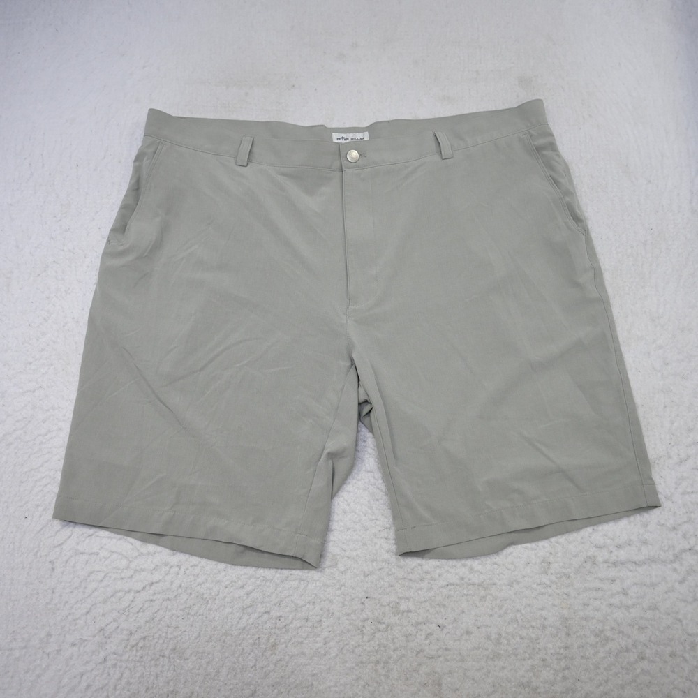 Peter Millar Golf Shorts Mens 42 Gray Performance Stretch Lightweight Pockets